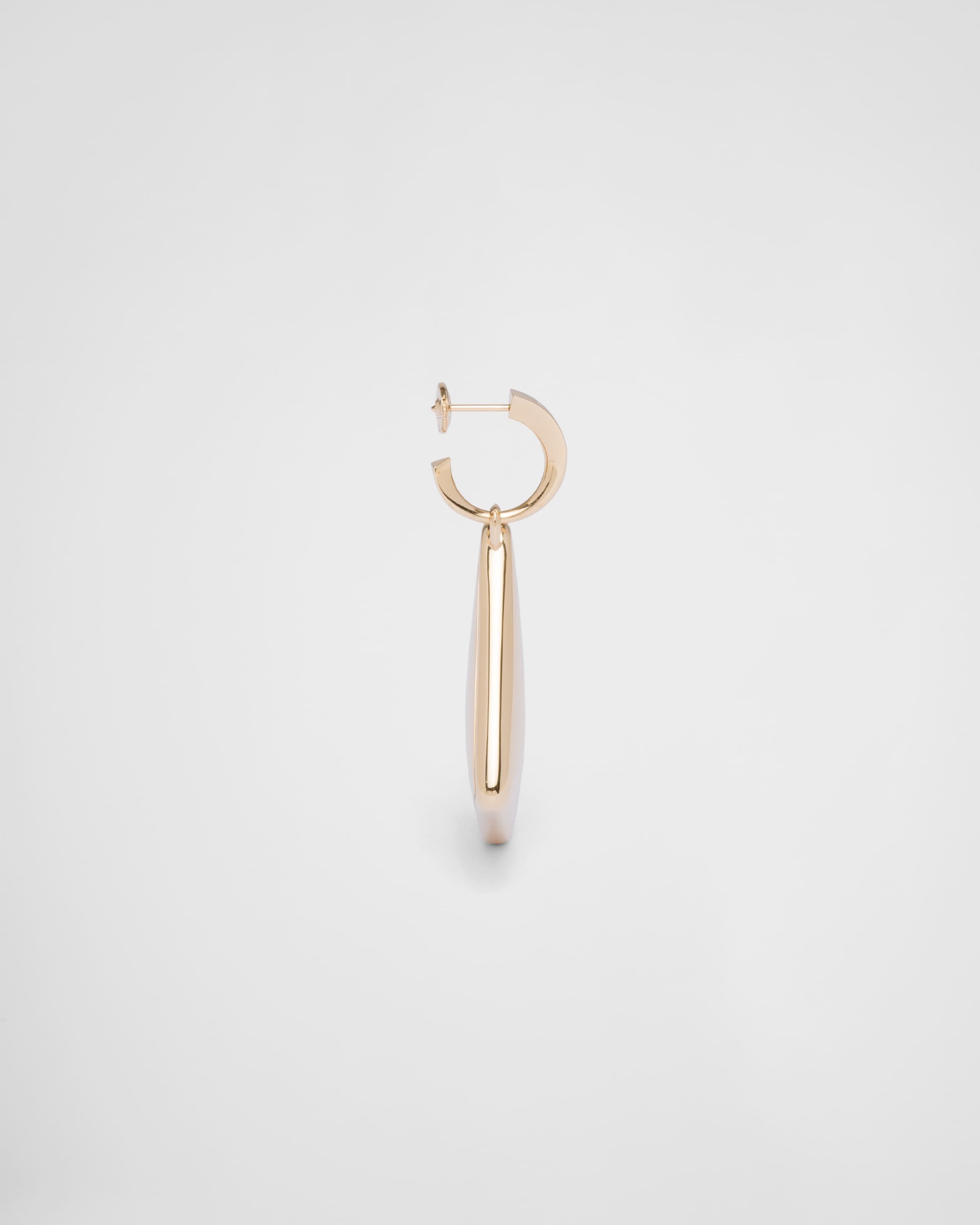Eternal Gold medium drop earrings in yellow gold - 4