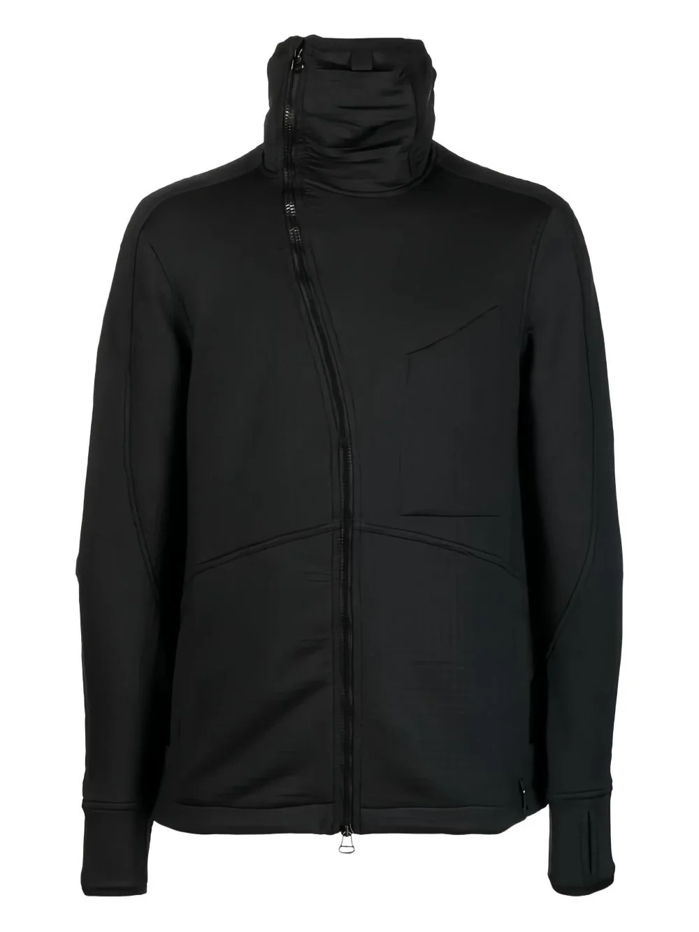 asymmetric zip-fastening jacket - 1