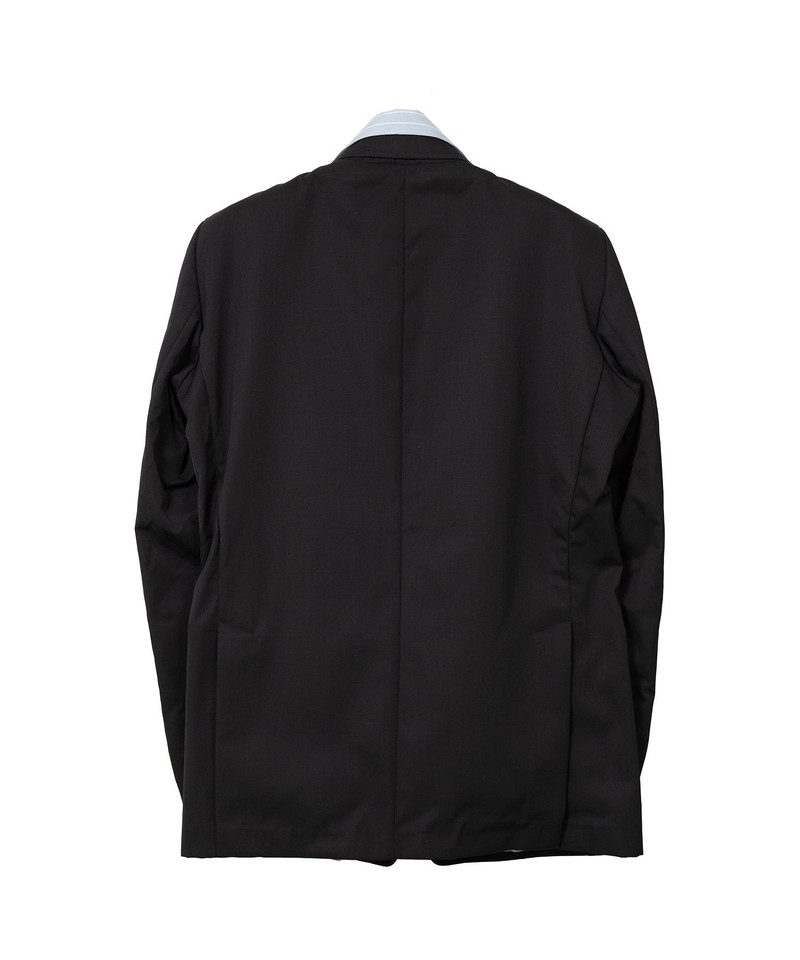 Mix Layered Wool Gabardine Jacket 18