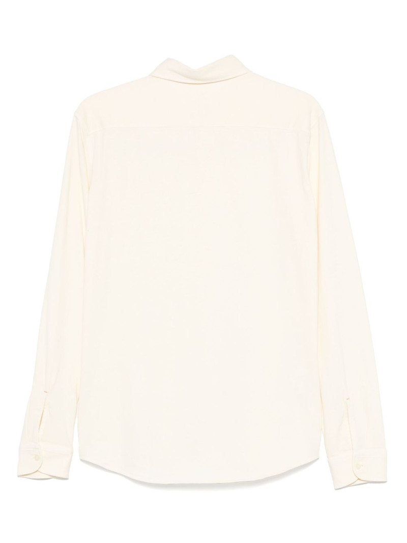 BOSS logo-embroidered cotton shirt outlook