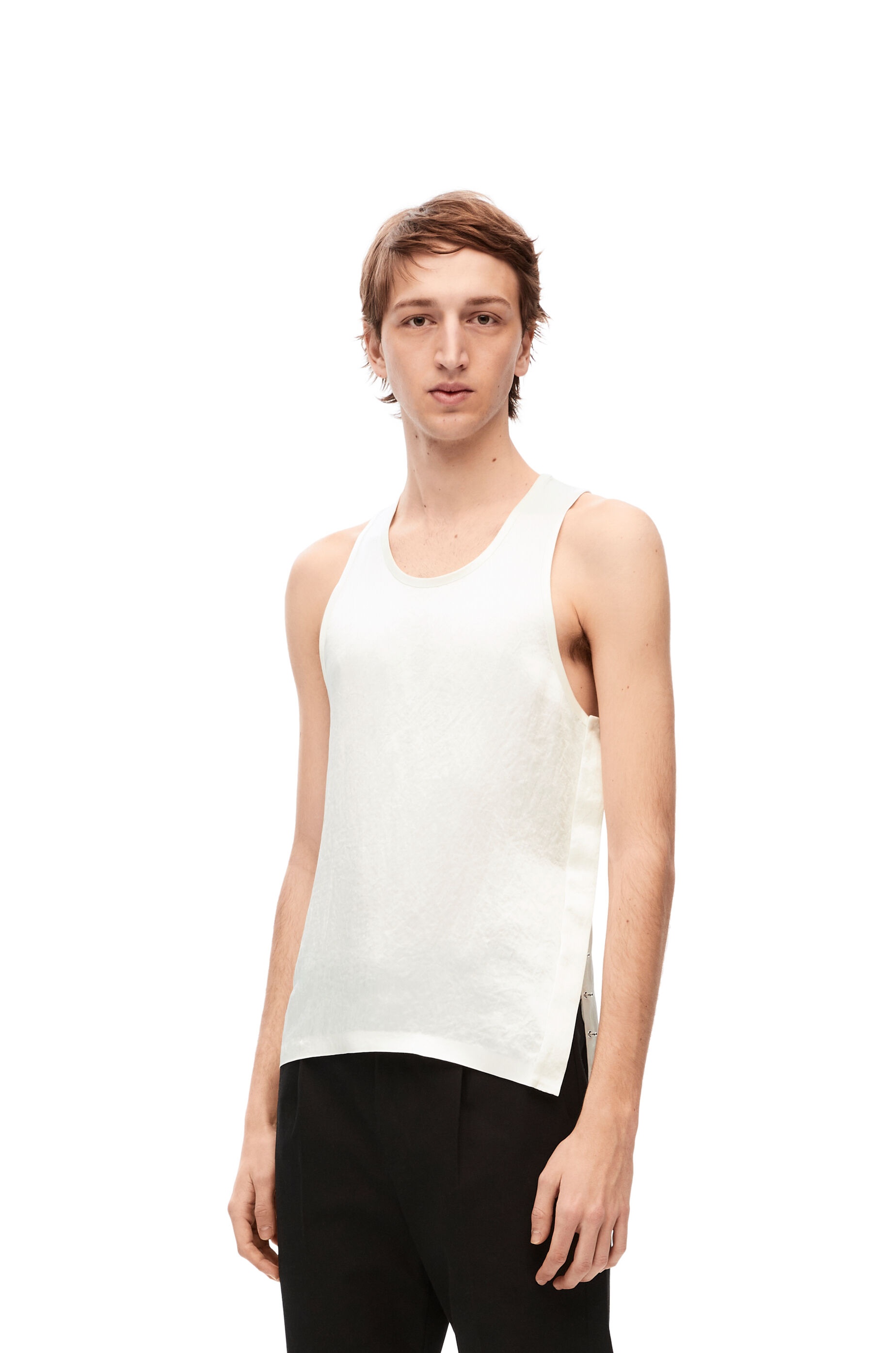 Tank top in technical satin - 3