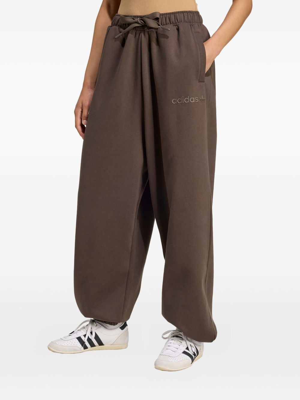 Essentials Linear drawstring-waist track trousers - 2