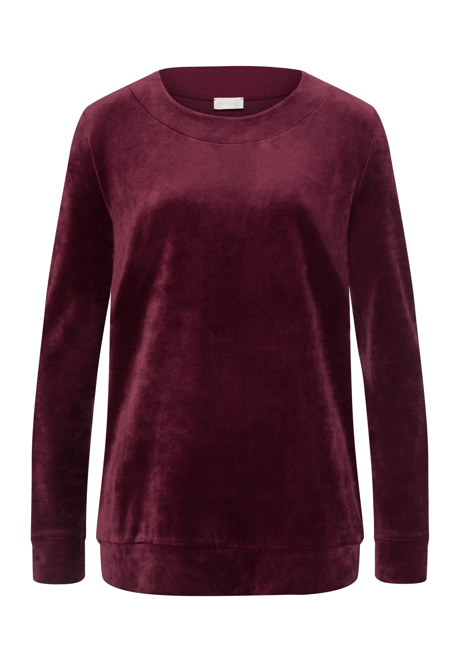 Favourites Velvet Round Neck Pullover - 1
