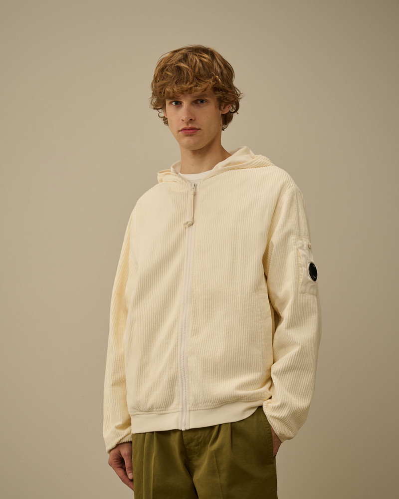 Corduroy 350 Full Zip Hooded Sweatshirt 3