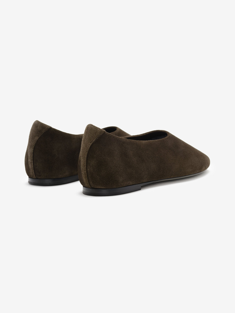 Womens Suede Ballerina 4