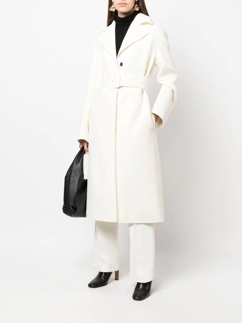 Jil Sander belted single-breasted coat outlook