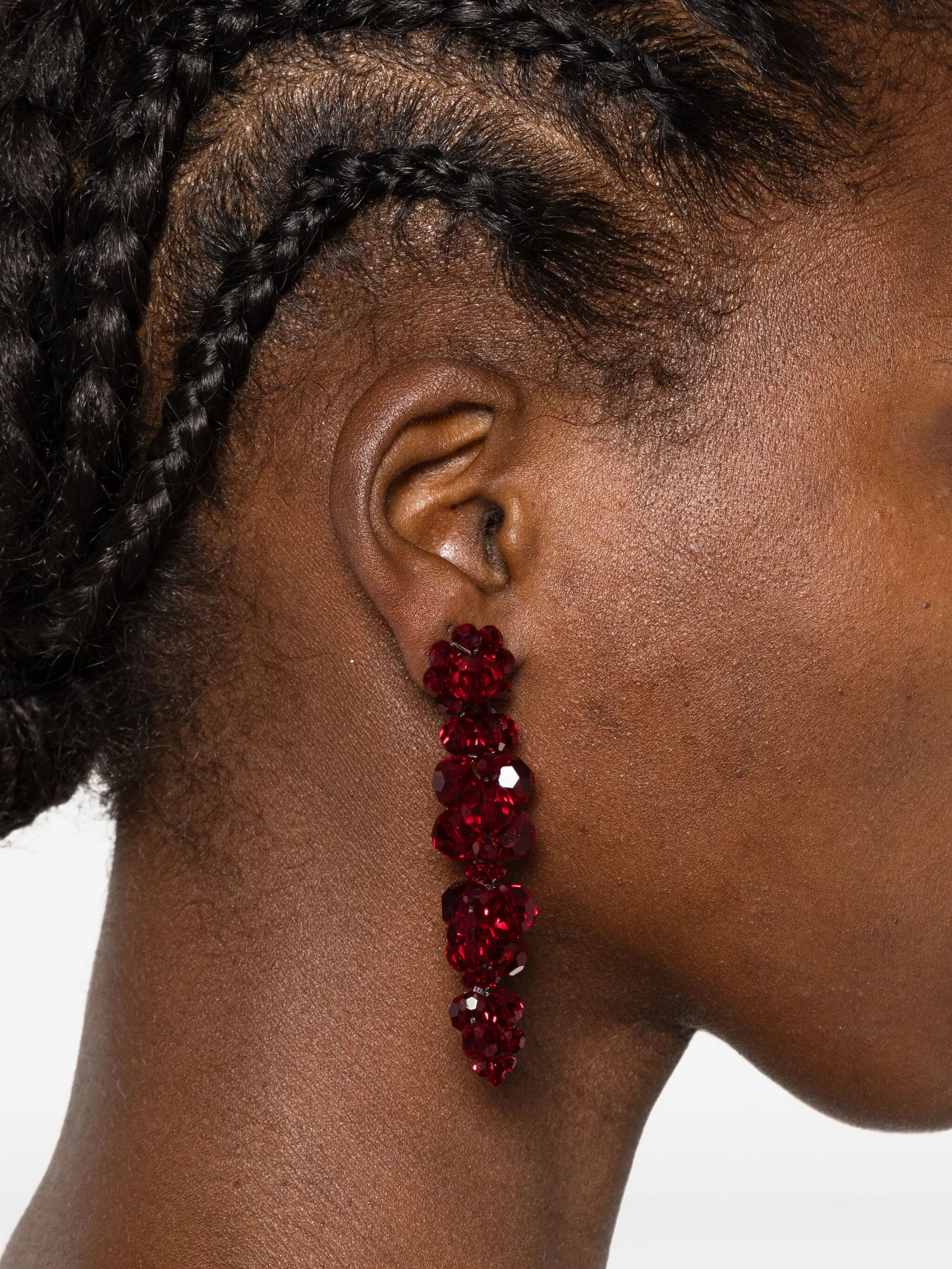 Simone Rocha Crystal-flower Earrings - 3