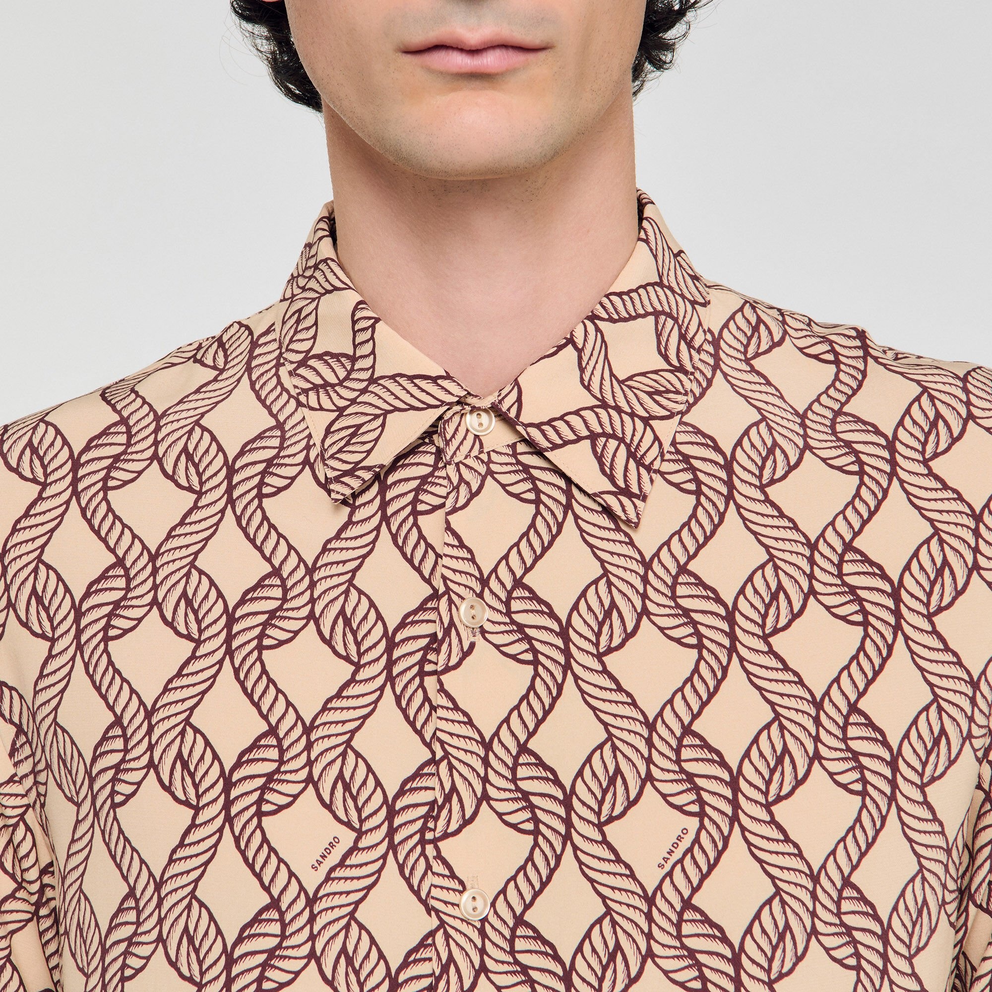 LOOSE-FIT ROPE PRINT SHIRT - 3