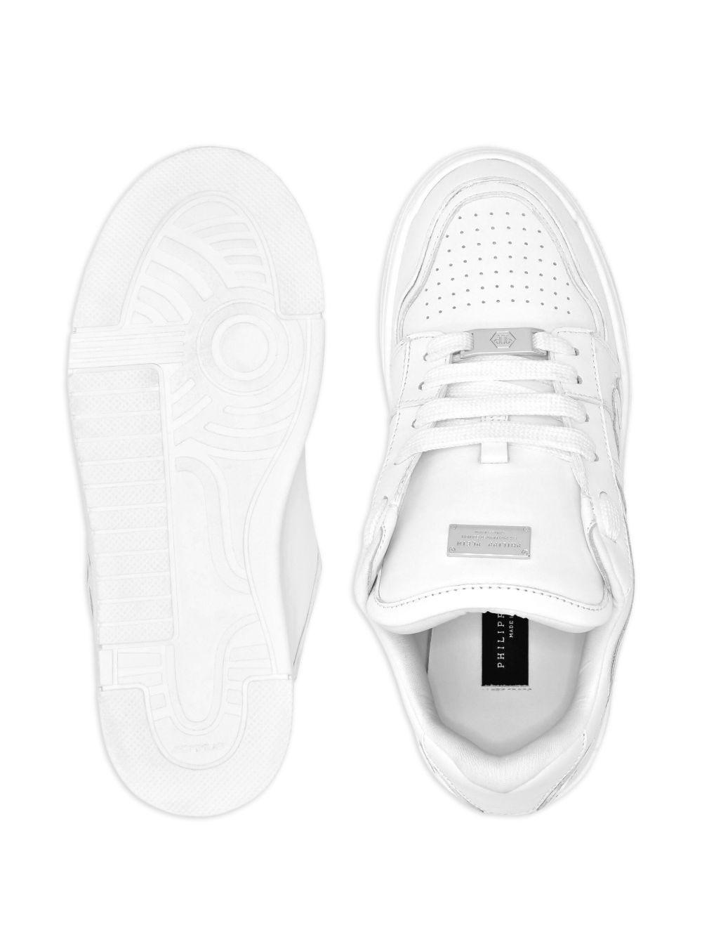 logo-detail low-top sneakers - 3