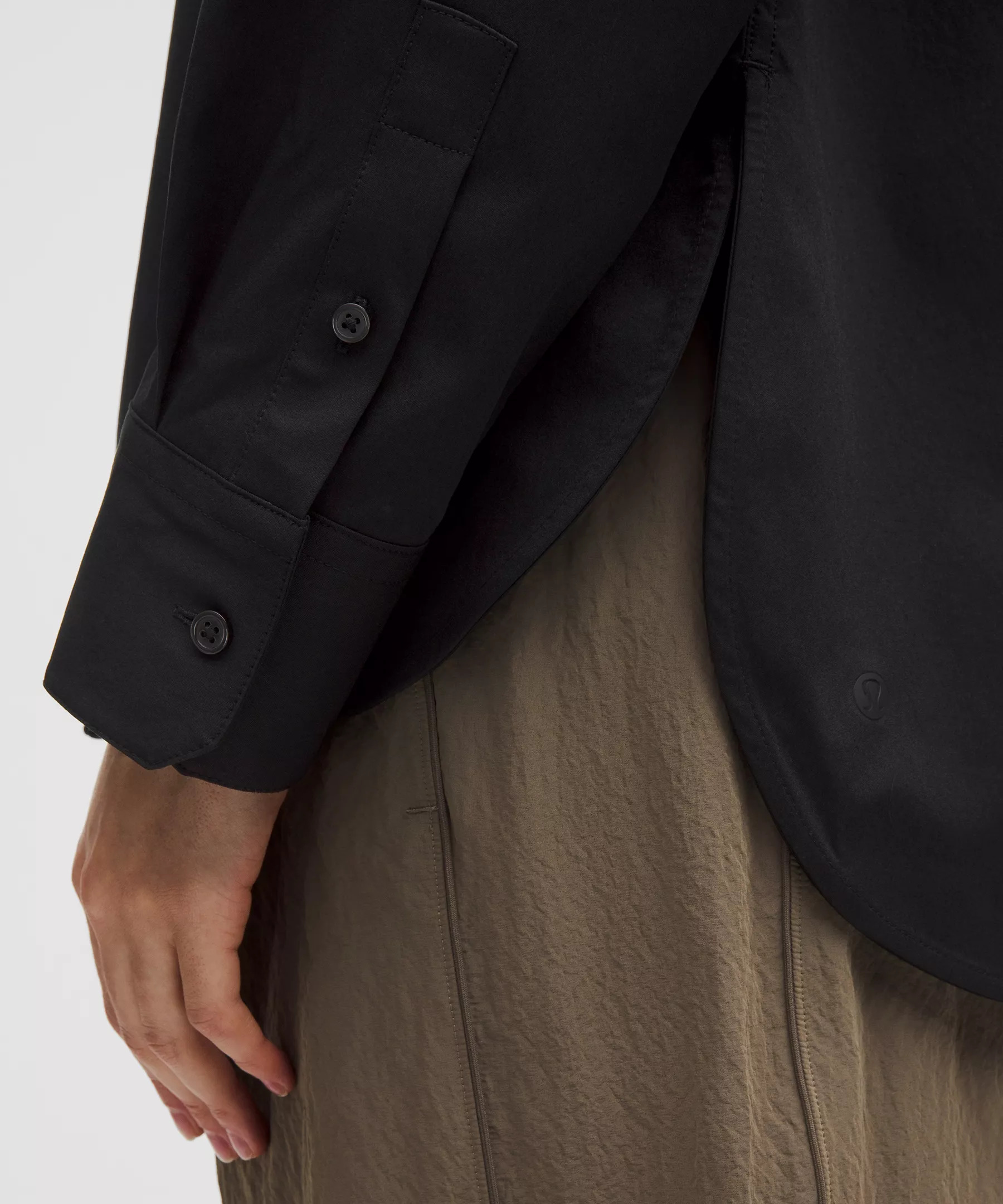 Woven Relaxed-Fit Button-Up Shirt - 5