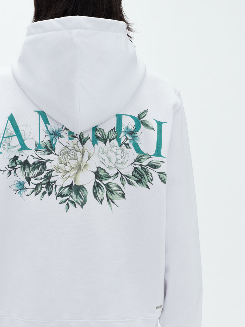 FLORAL AMIRI LOGO HOODIE 6