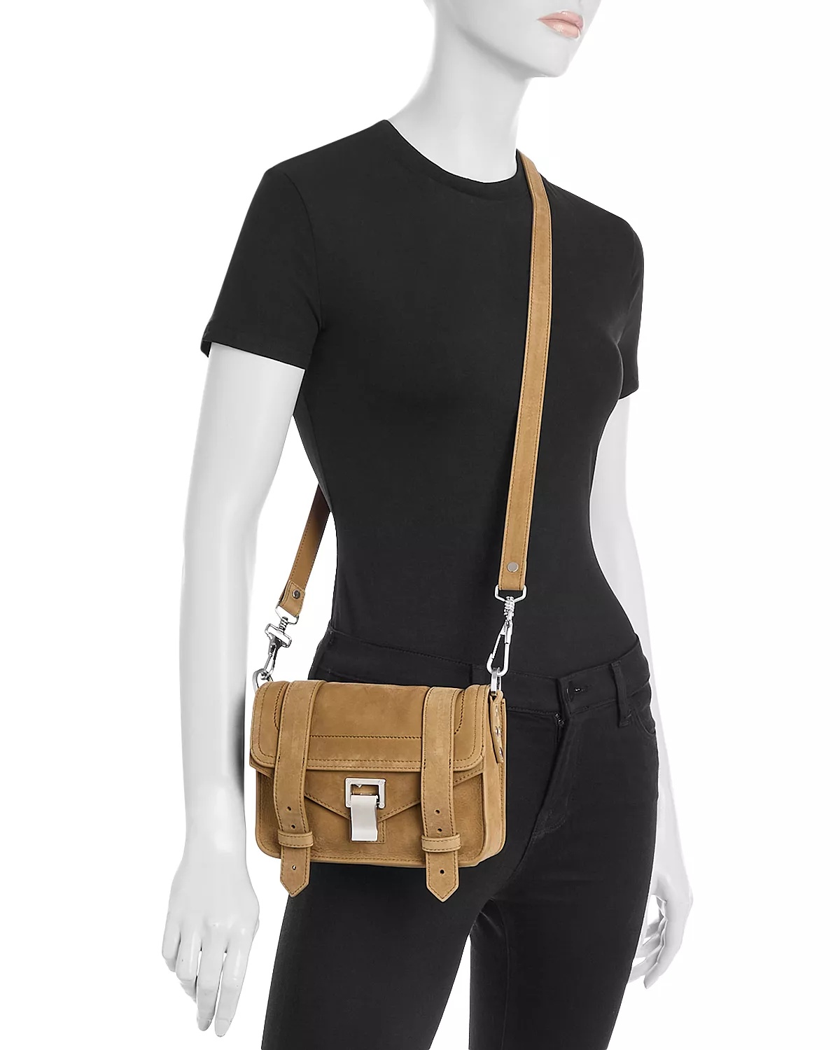PS1 Mini Suede Crossbody Bag - 2