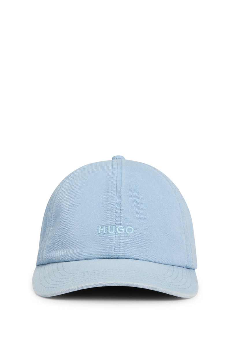 HUGO COTTON-TWILL 6-PANEL CAP WITH EMBROIDERED LOGO outlook