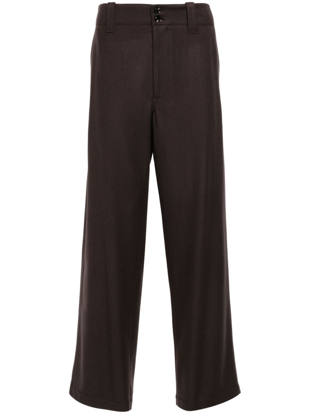 wool cloth trousers - 1