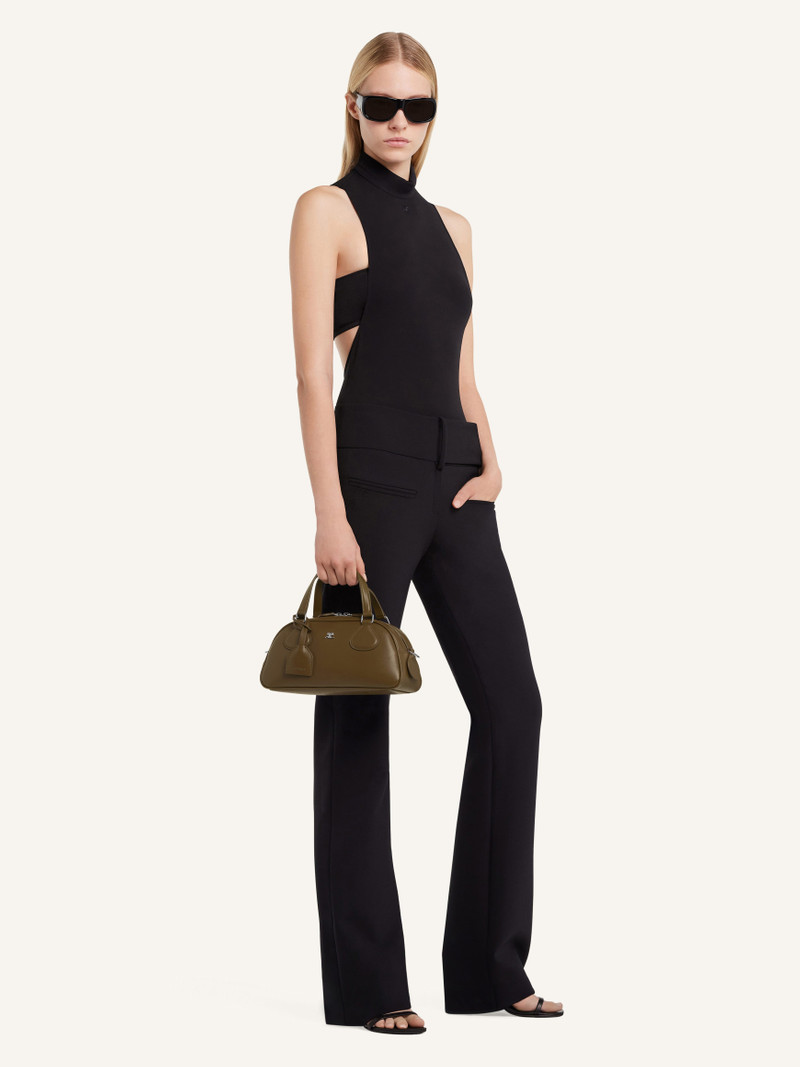 courrèges FRIDAY BOWLING LEATHER BAG outlook