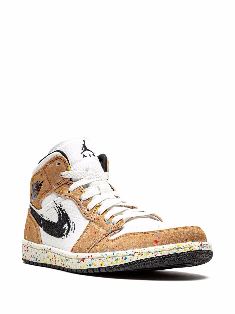 Jordan Air Jordan 1 Mid SE "Brushstroke" sneakers outlook