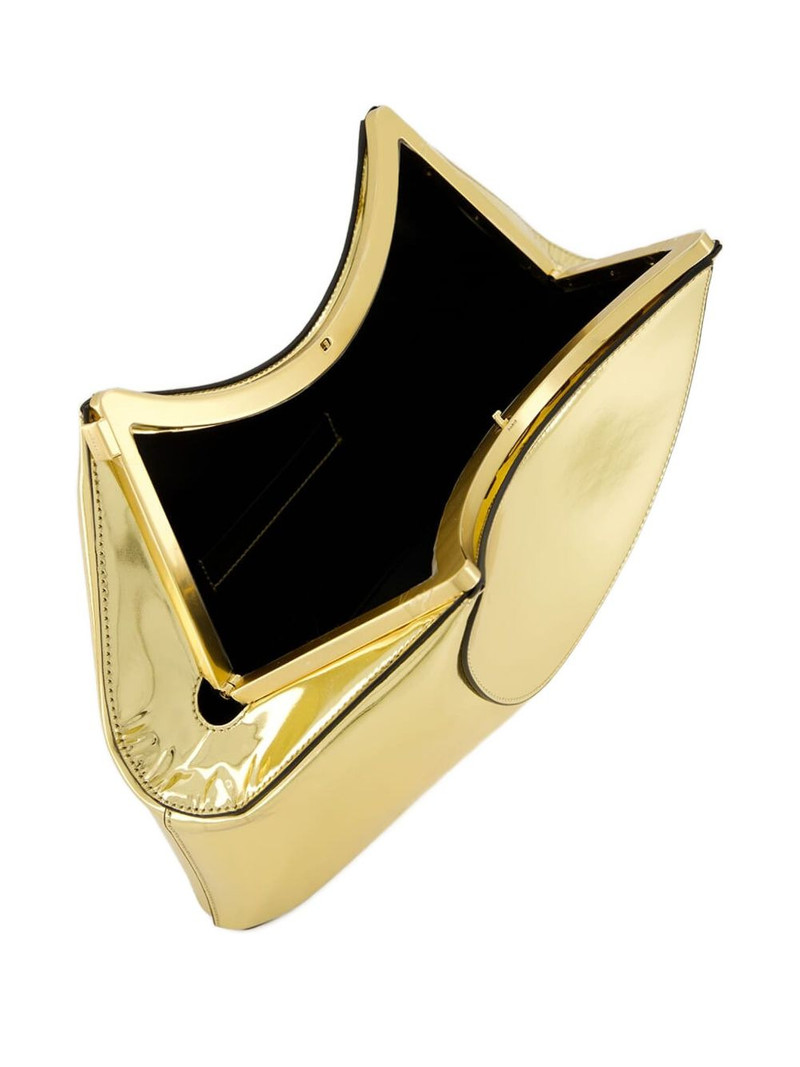 Givenchy facet leather clutch outlook