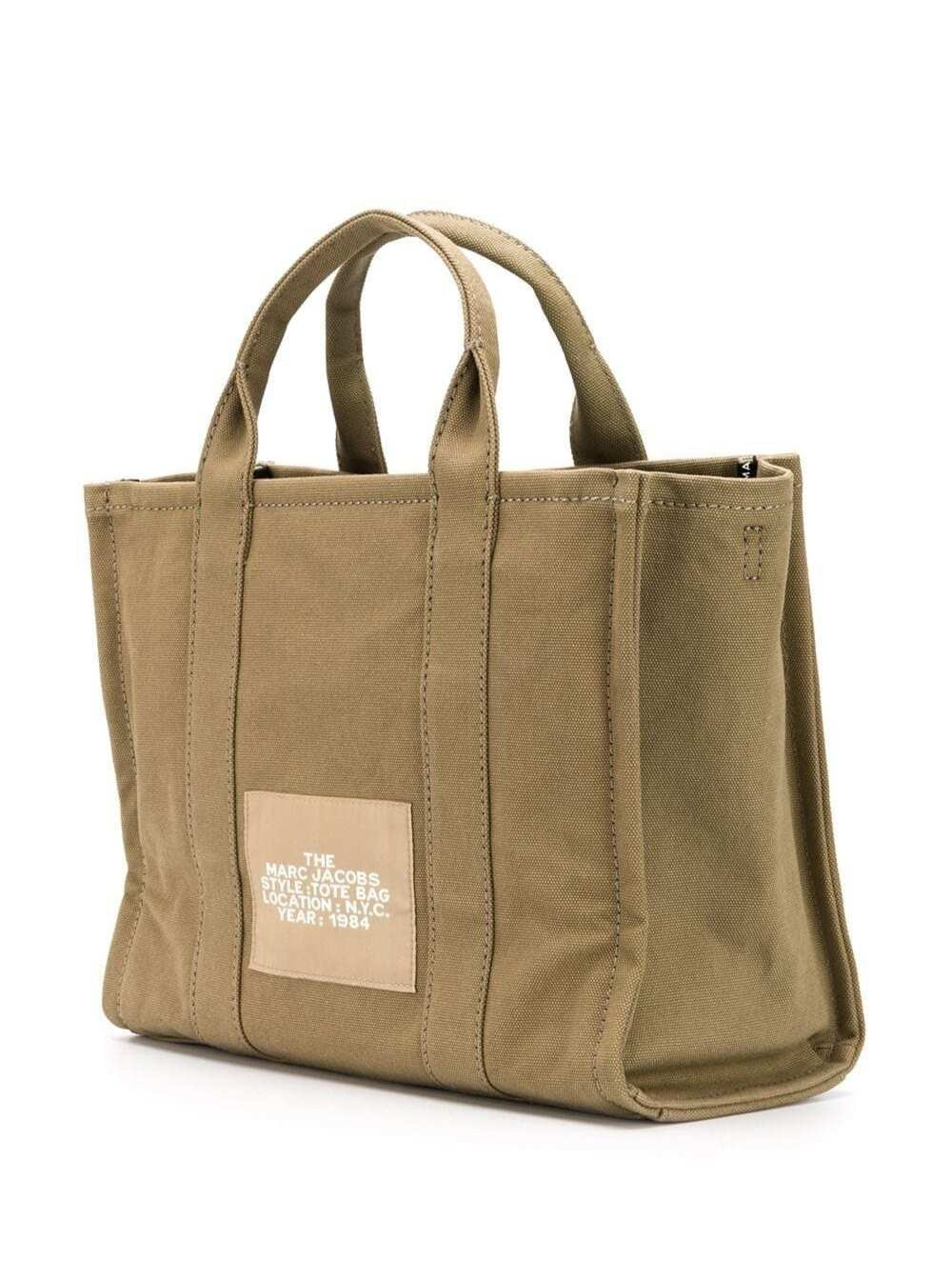 Marc Jacobs Women 'The Medium Tote' Brown Tote Bag With Logo Lettering On The Front In Cotton Woman - 2