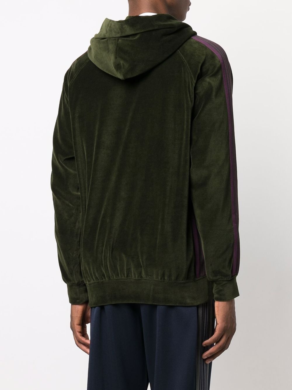 logo embroidered hoodie - 4