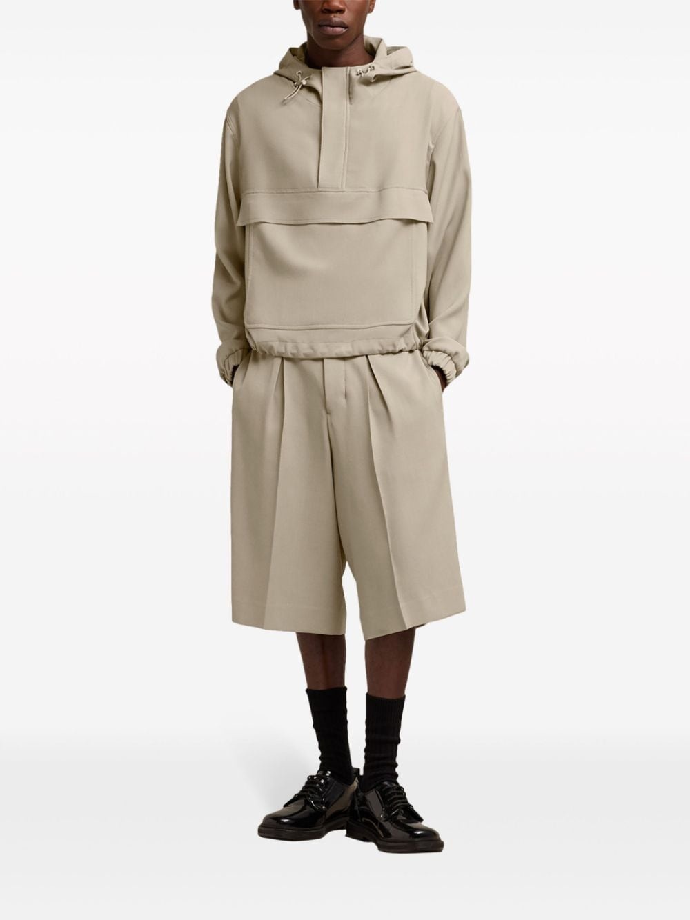front-pocket hooded jacket - 2