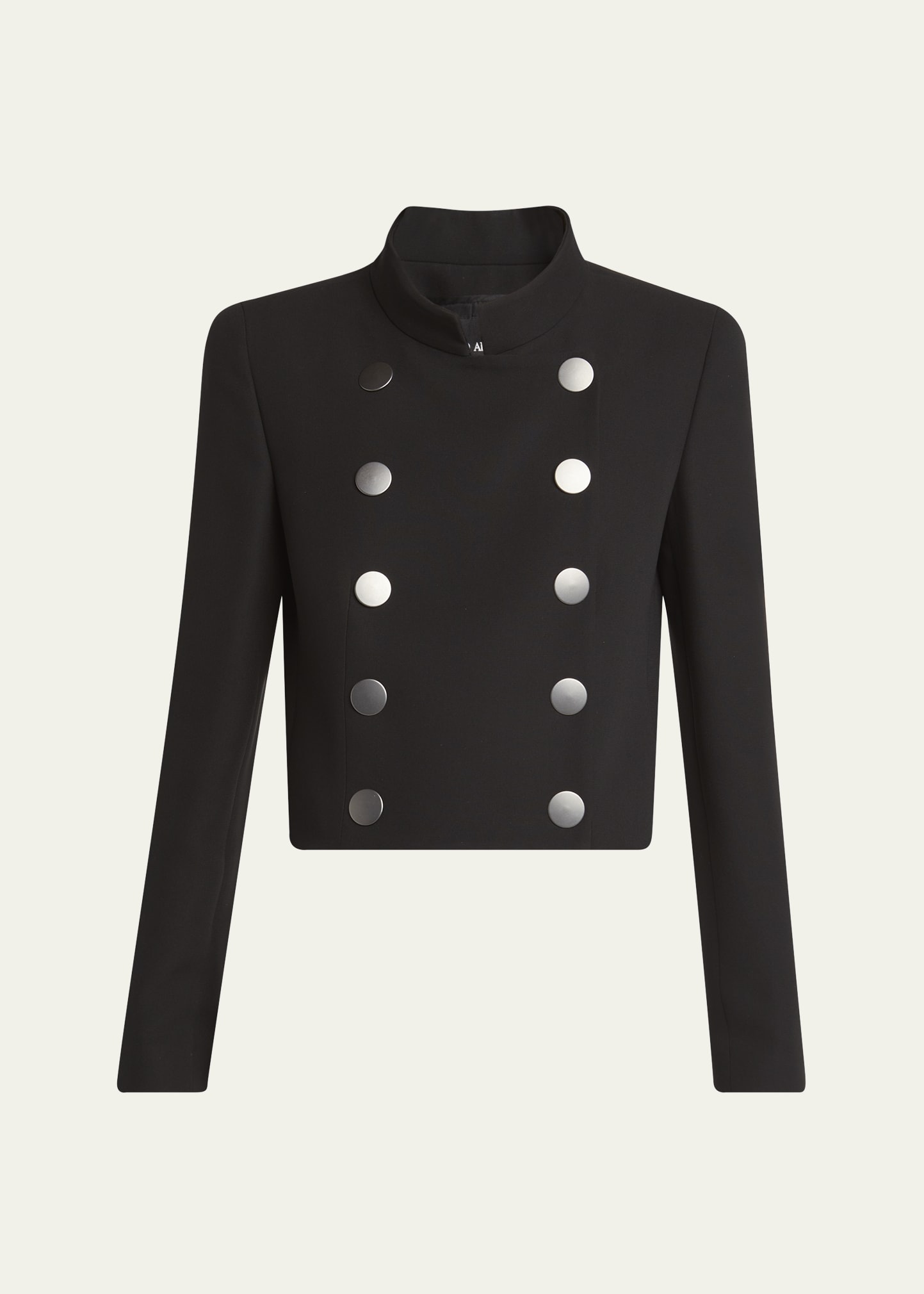 Double-Breasted Short Jacket - 1
