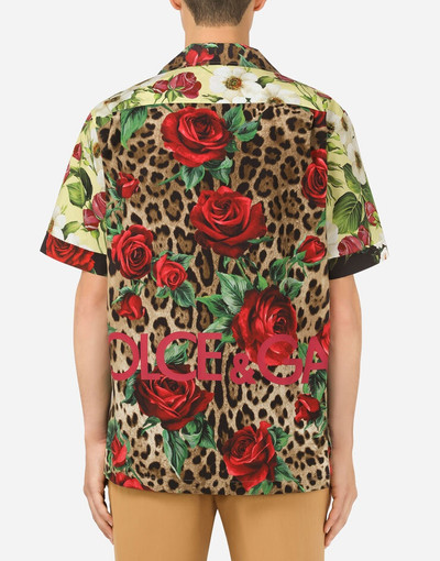 Dolce & Gabbana Cotton Hawaiian shirt with Flower print outlook