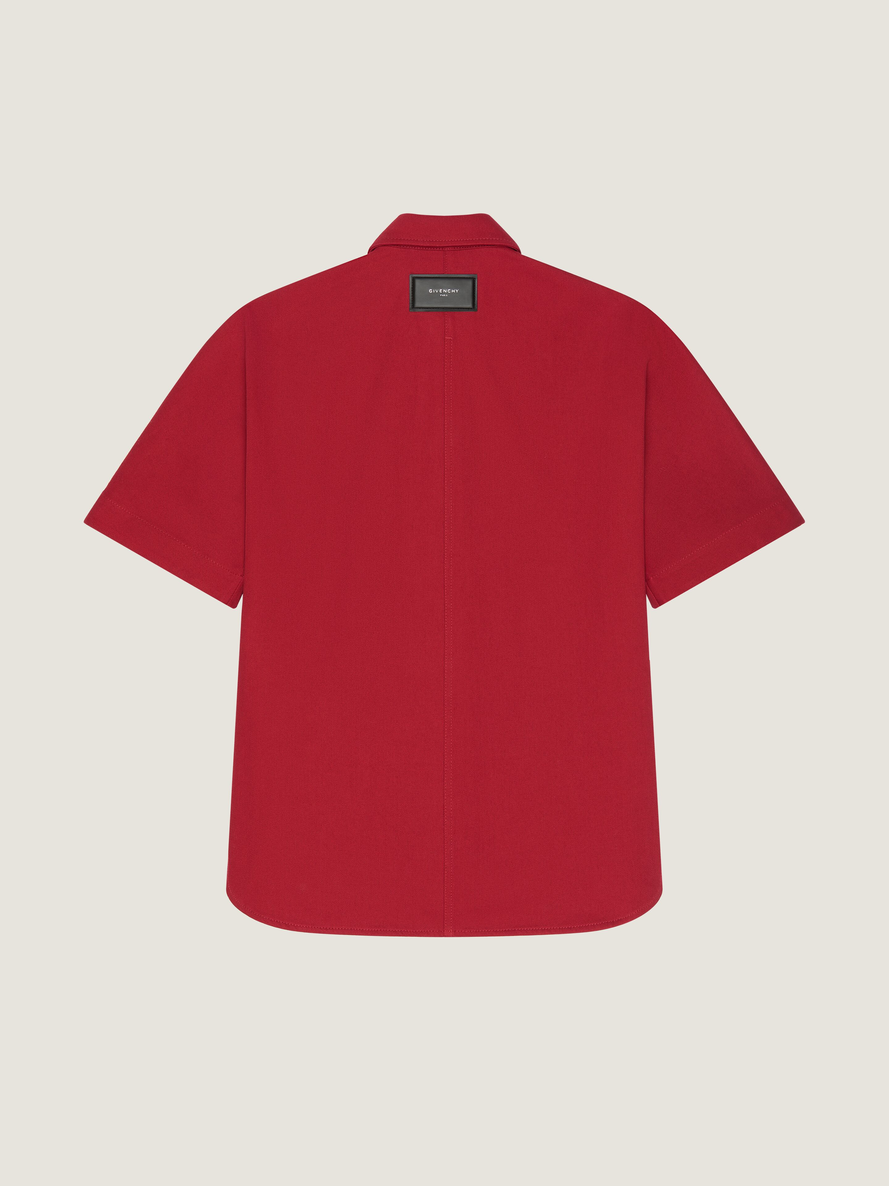 COUTURE SEAM SHIRT IN OVERDYED DENIM - 2