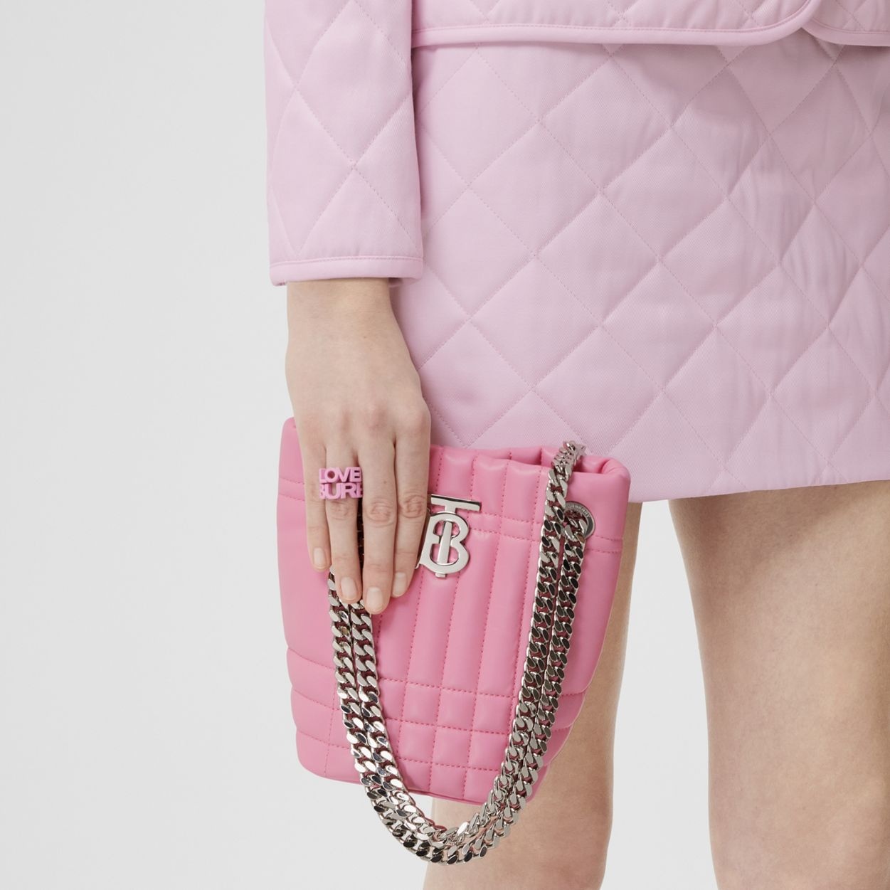 Quilted Leather Mini Lola Bucket Bag - 11