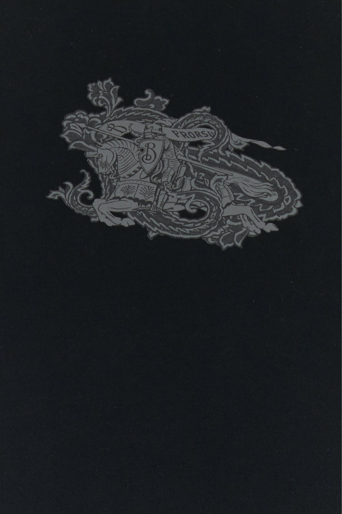 Black cotton t-shirt - 3