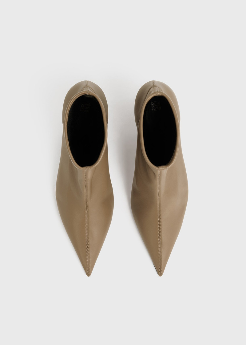 The Heeled Sock Boot truffle 4