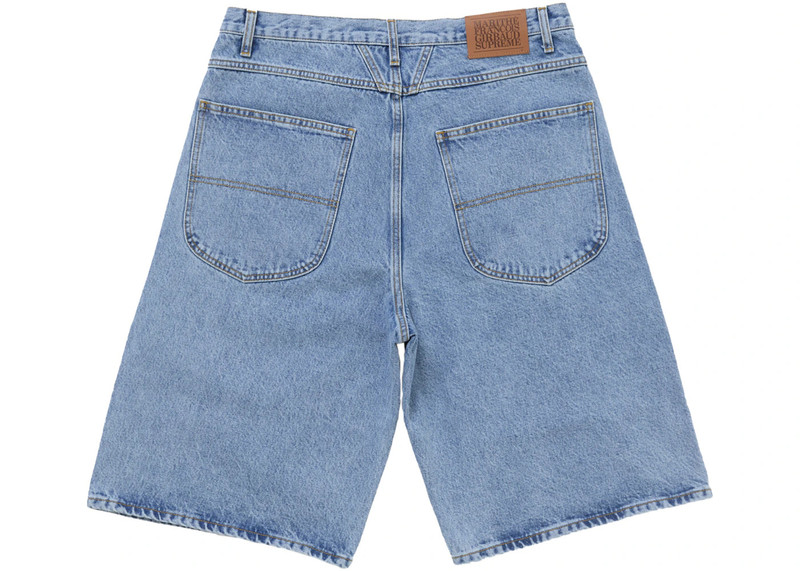 Supreme Supreme Marithé + François Girbaud X-Seam Baggy Denim Short Light Indigo outlook