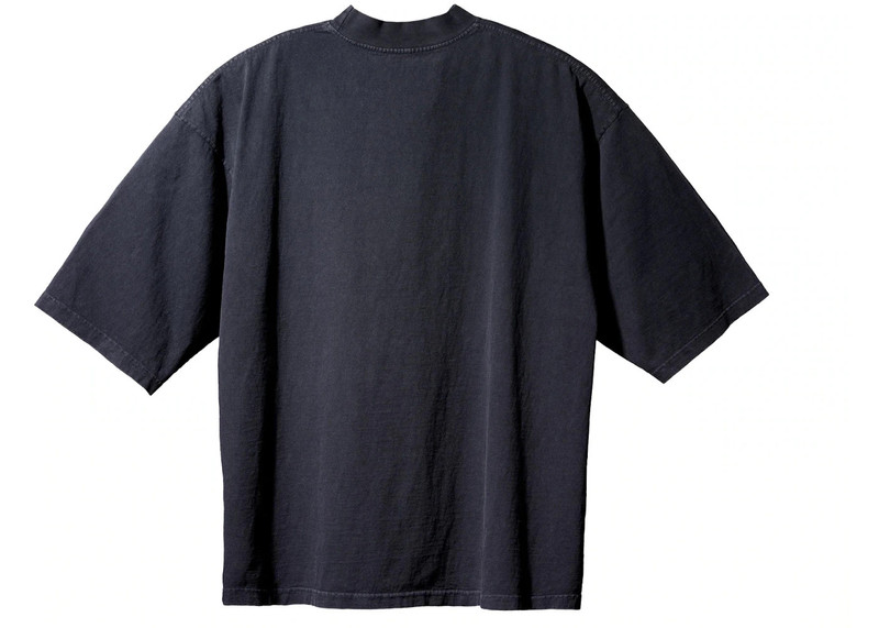 YEEZY Yeezy Gap Logo 3/4 Sleeve Tee Washed Black outlook