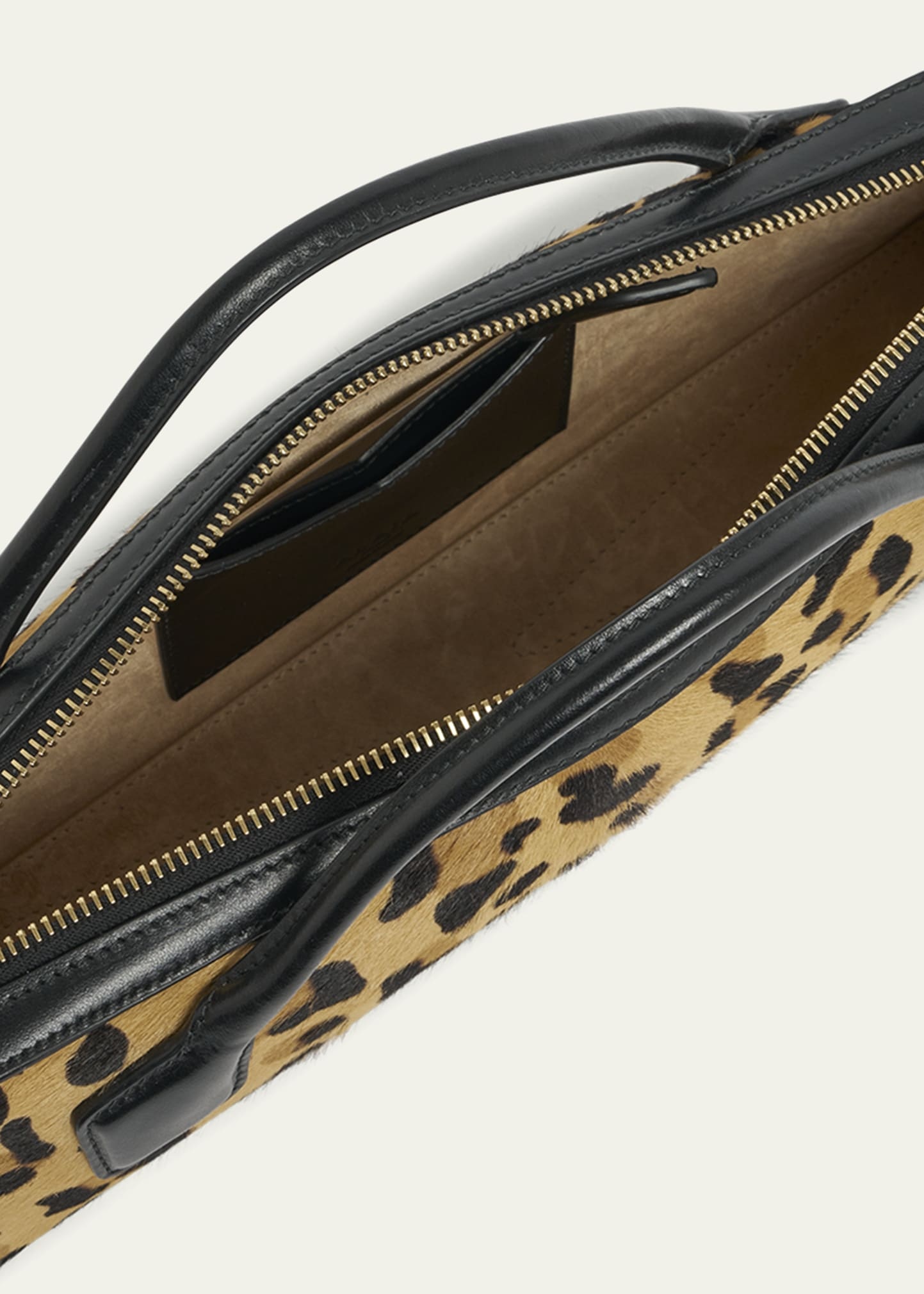 Le Teckel Clutch Bag in Leopard Calf Hair - 4