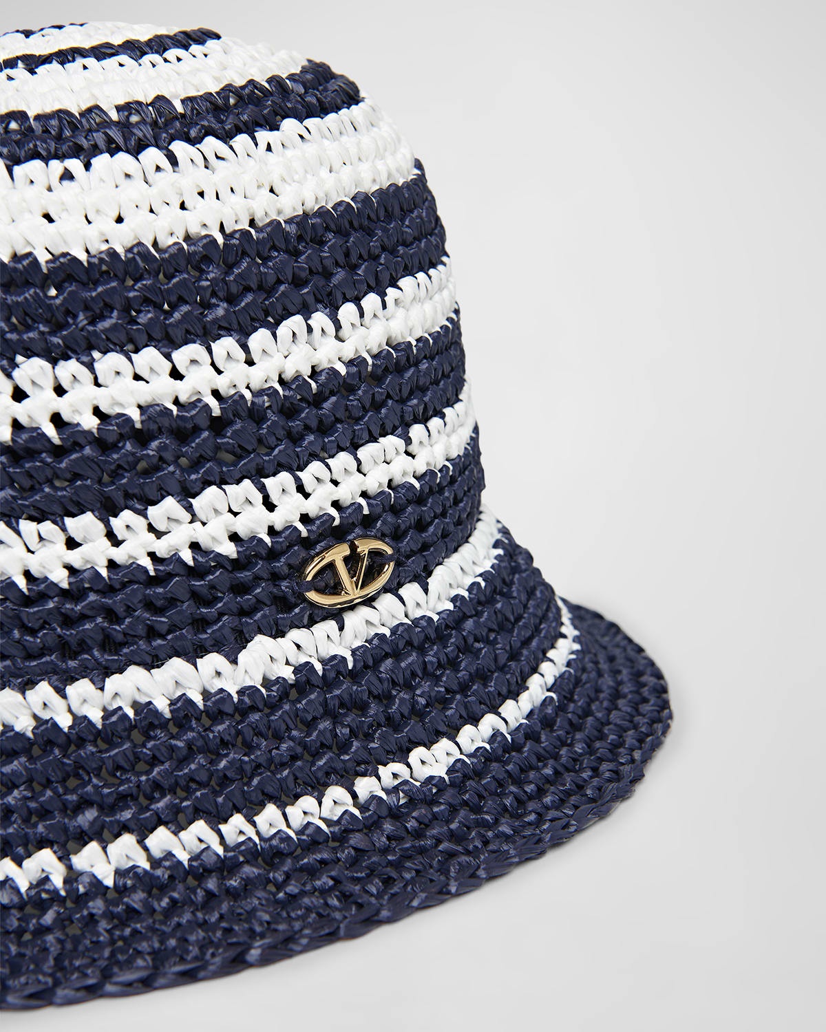 The Bold Edition V-Logo Crochet Bucket Hat - 2