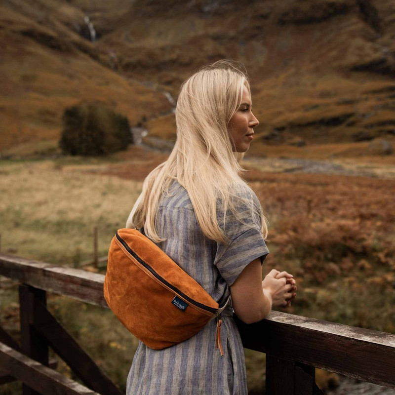 NEW BEAT XL BELT BAG - OCHRE 5