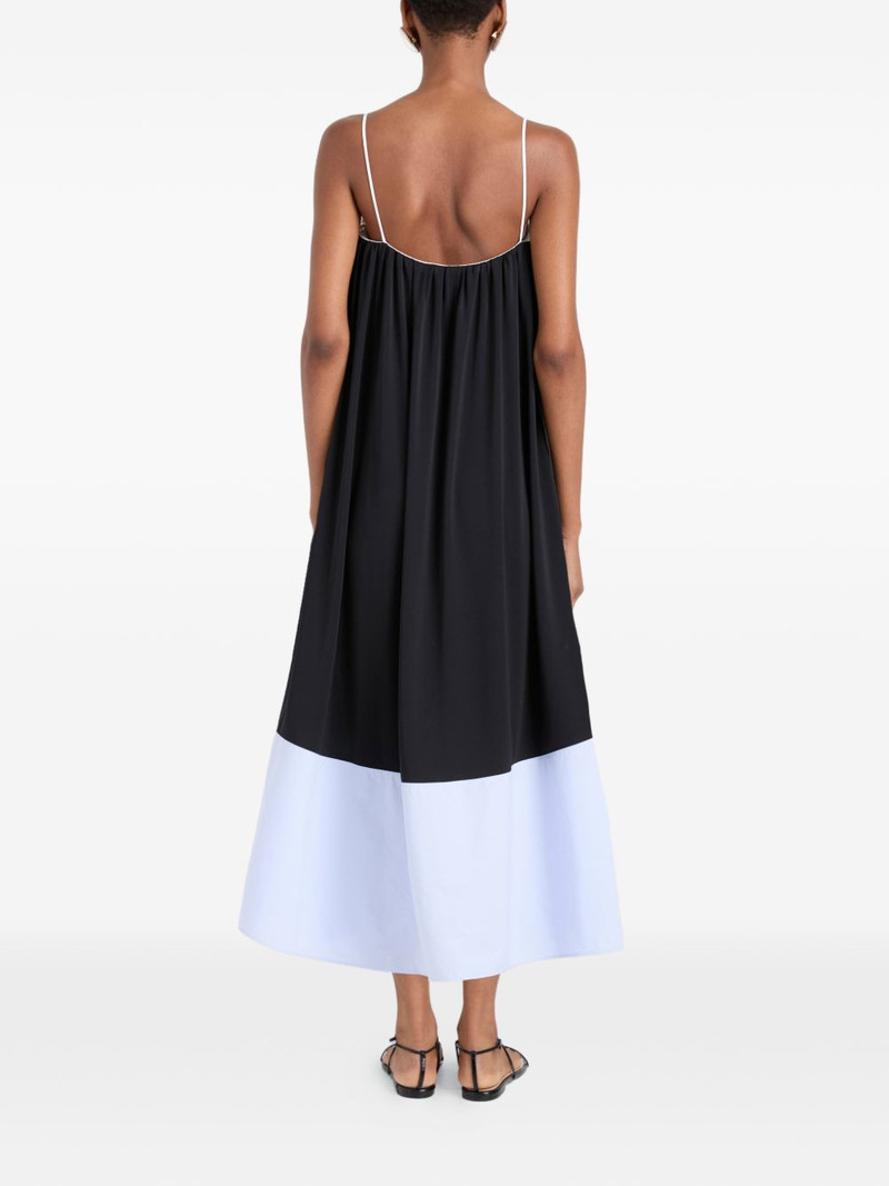 Saria contrast crepe dress 3