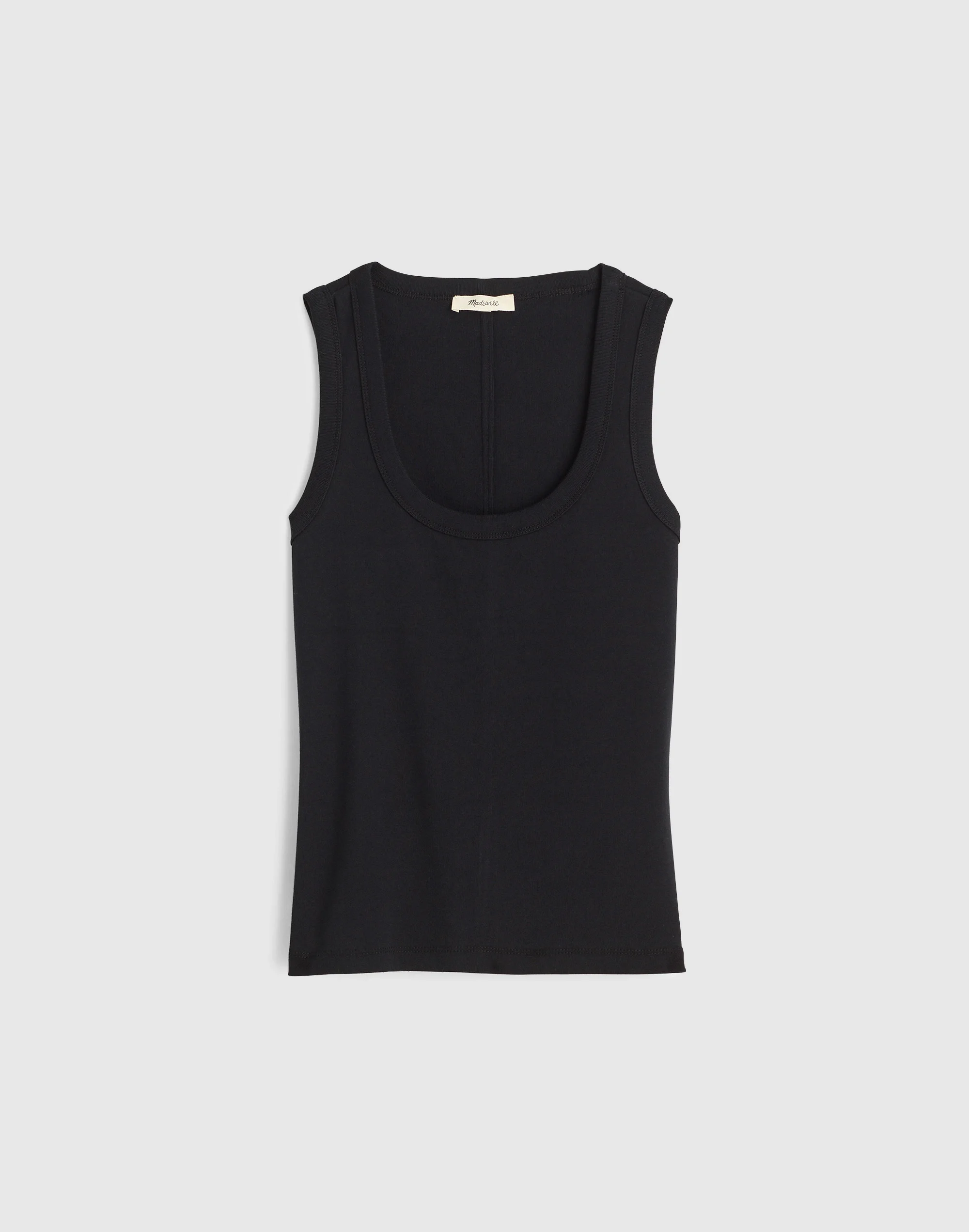 The '90s Scoopneck Tank in Compact Cotton - 1