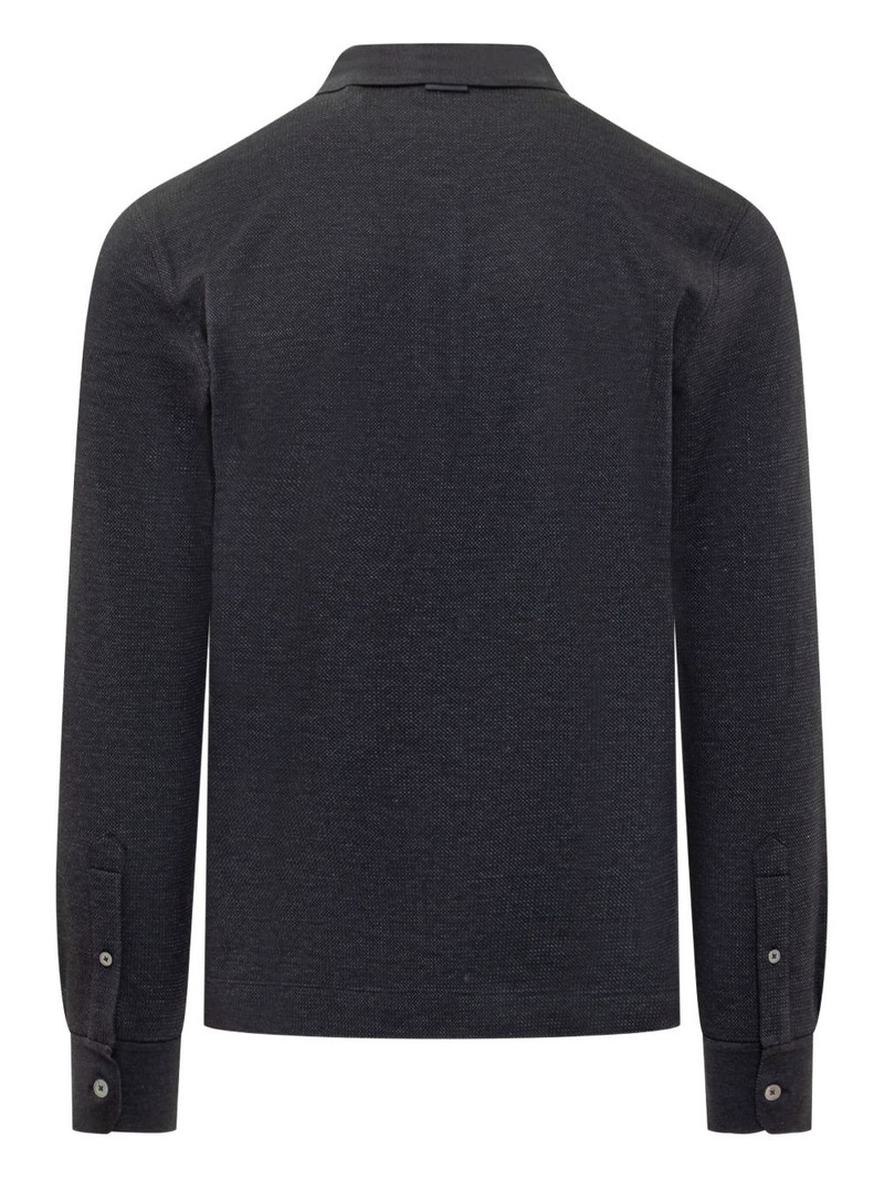 ZEGNA long-sleeved polo shirt outlook