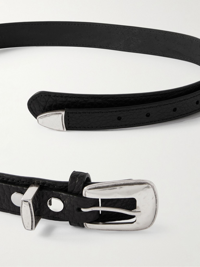 Lemaire 3cm Full-Grain Leather Belt Black outlook