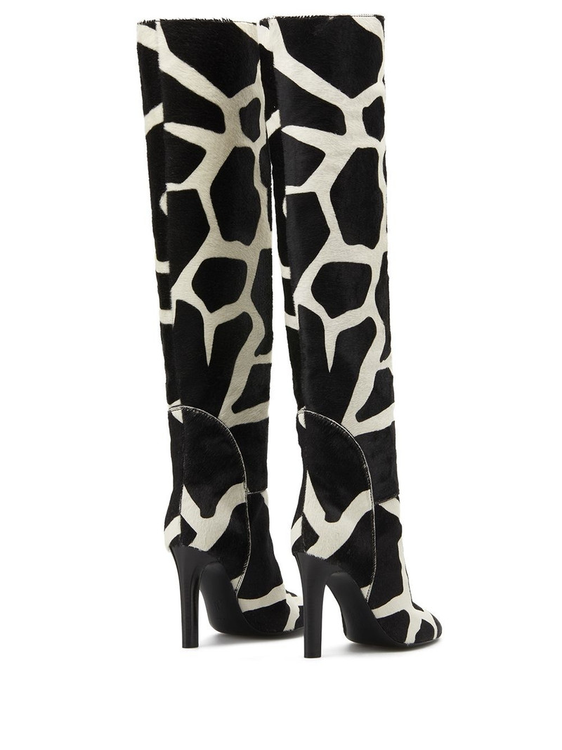 giraffe print boots 3