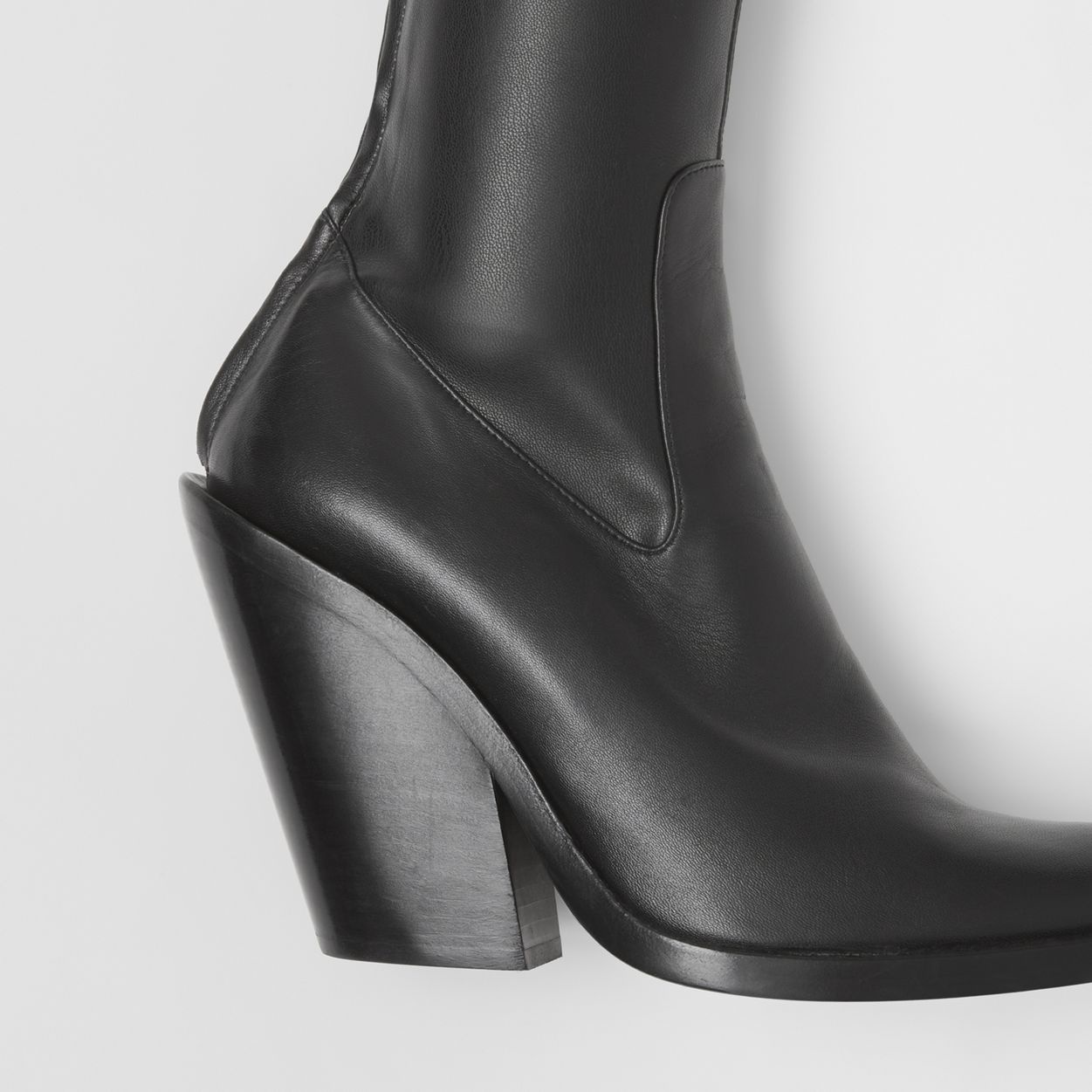 Stretch Lambskin Thigh-high Boots - 3
