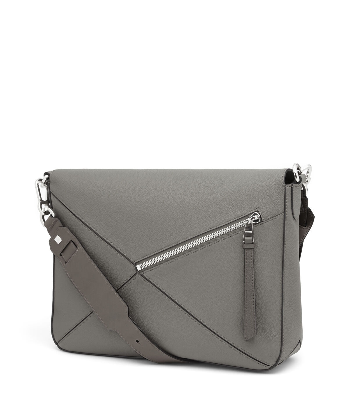 Puzzle Messenger bag in soft grained calfskin - 4