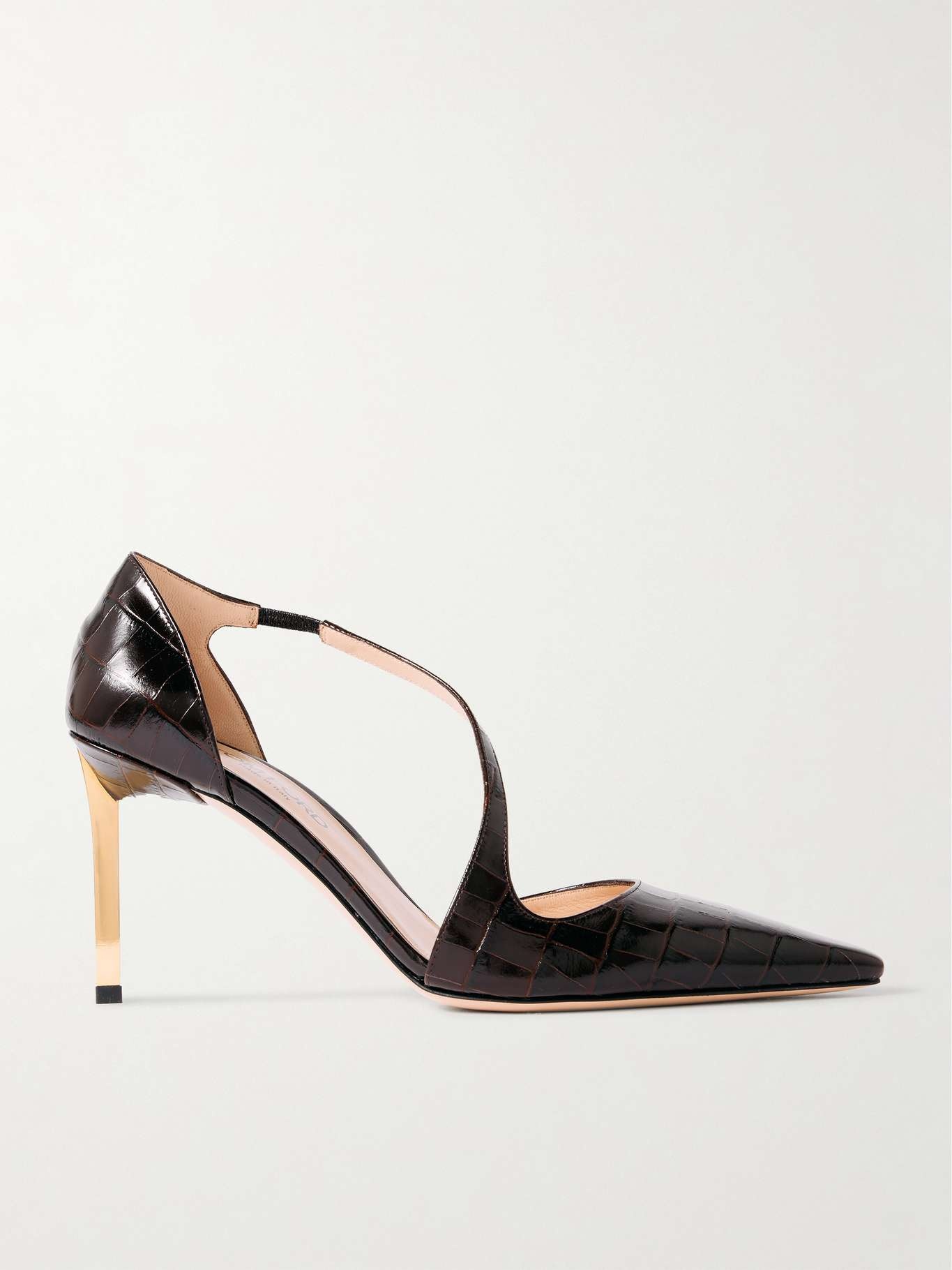 Newton croc-effect leather pumps - 1