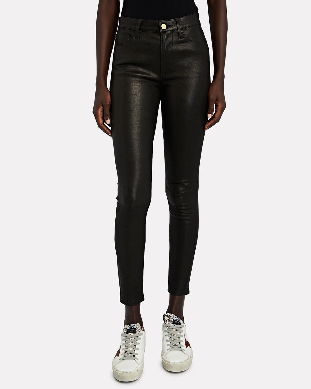 Le High Skinny Leather Pants - 3