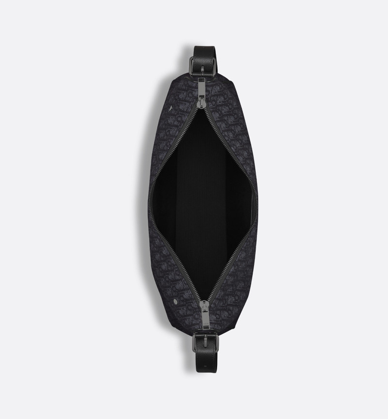 Large Dior Slider Zipped Hobo Bag 6