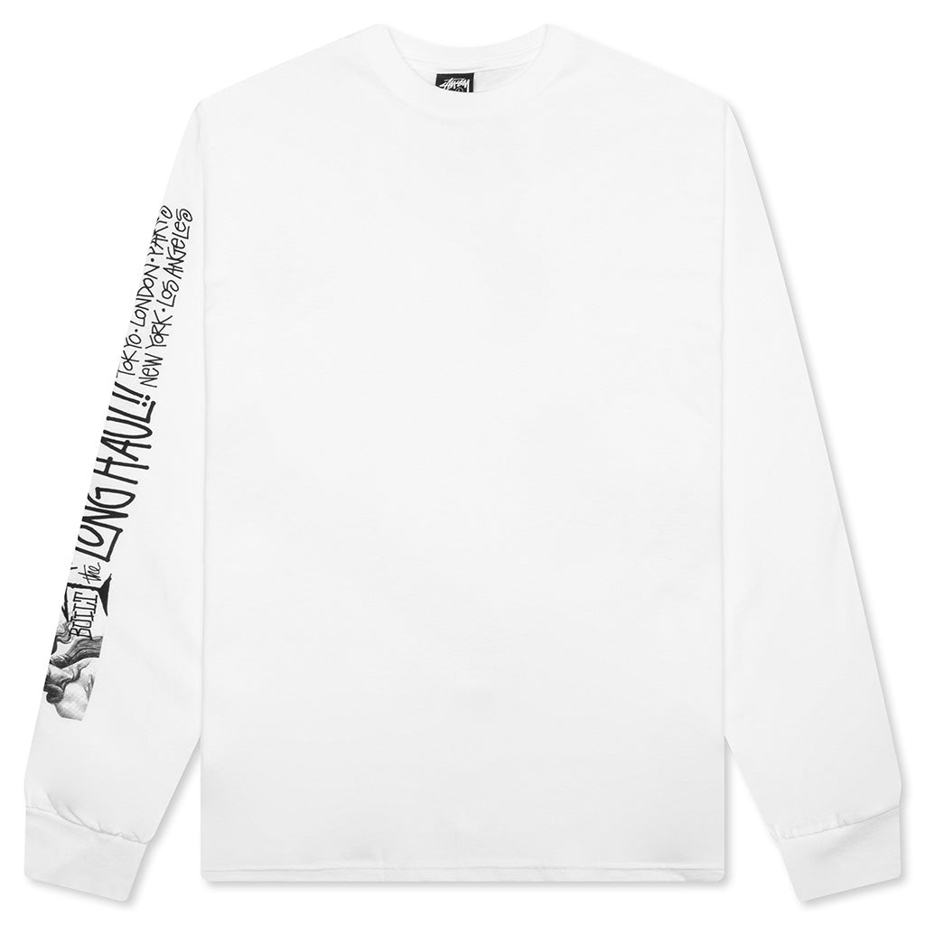 LONG HAUL L/S TEE - WHITE - 1