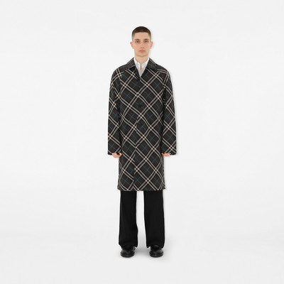 Burberry Mid-length Check Car Coat outlook