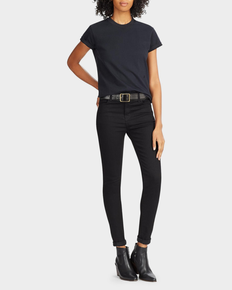 NILI LOTAN Gabriele Calfskin Leather Belt outlook