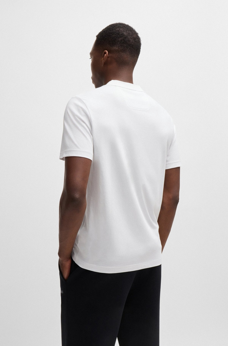COTTON-JERSEY T-SHIRT WITH MIRROR-EFFECT LOGO PRINT 5