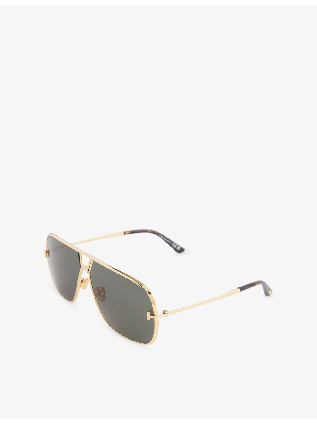 TF1204 Stavros Pilot-Frame Metal Sunglasses - 3